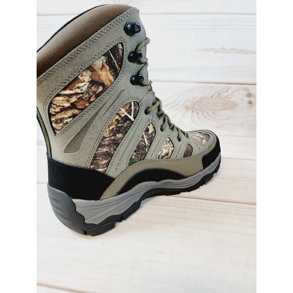 Rustic Ridge Hunting Boots Real Tree Camo size 11.5 M style 1742275 NEW - Picture 9 of 16